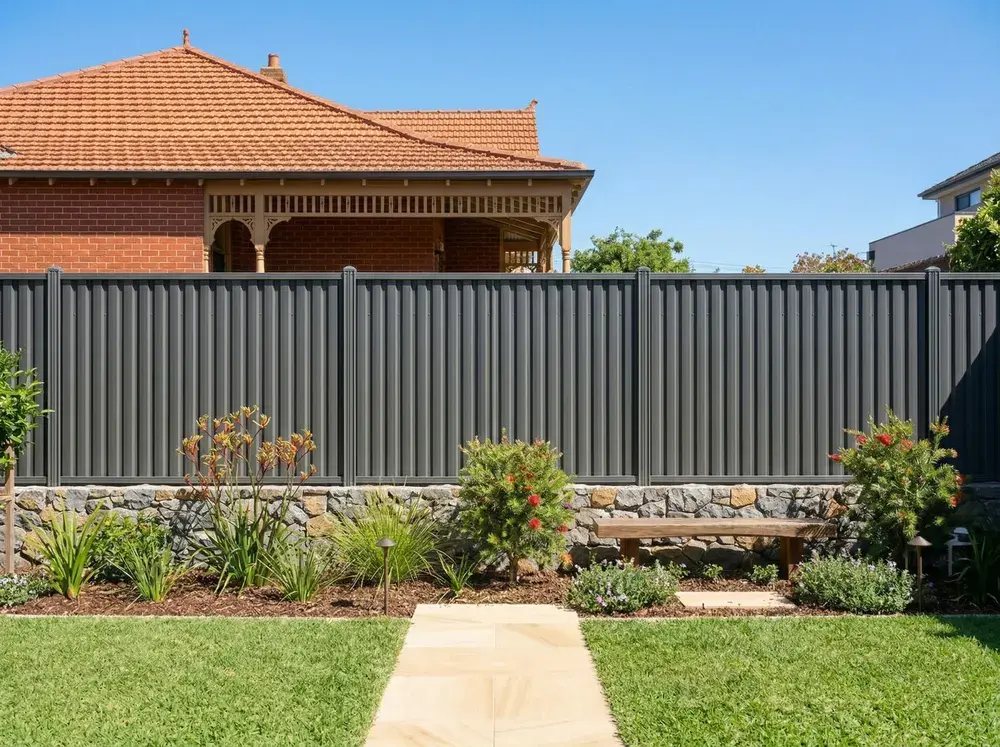 Recent Colorbond fencing job, Canberra